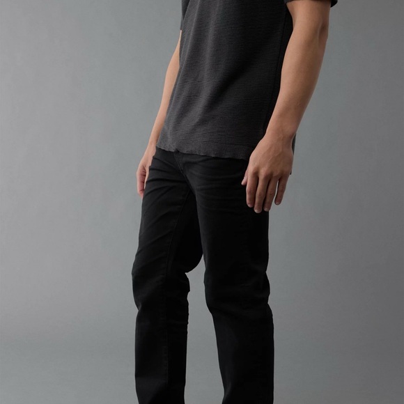 American Eagle Outfitters Black Straight Jeans Classic Style - Picture 4 of 4